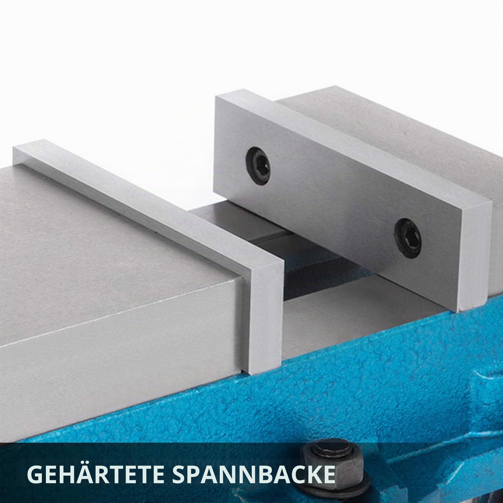 VEVOR Schraubzwingen-Schraubstock 125 mm, Tischschraubstock 125 mm, Bench Clamps 140 mm, Metall Professionelle Gusseisen Schraubstock für Säulenbohrer Breite Backen…