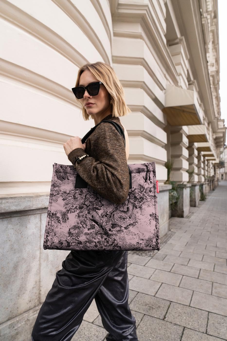 reisenthel daily shopper – nowoczesna, prosta torba na zakupy na każdą okazję – praktyczna torebka, wystarczająco duża na zakupy i przedmioty codziennego użytku
