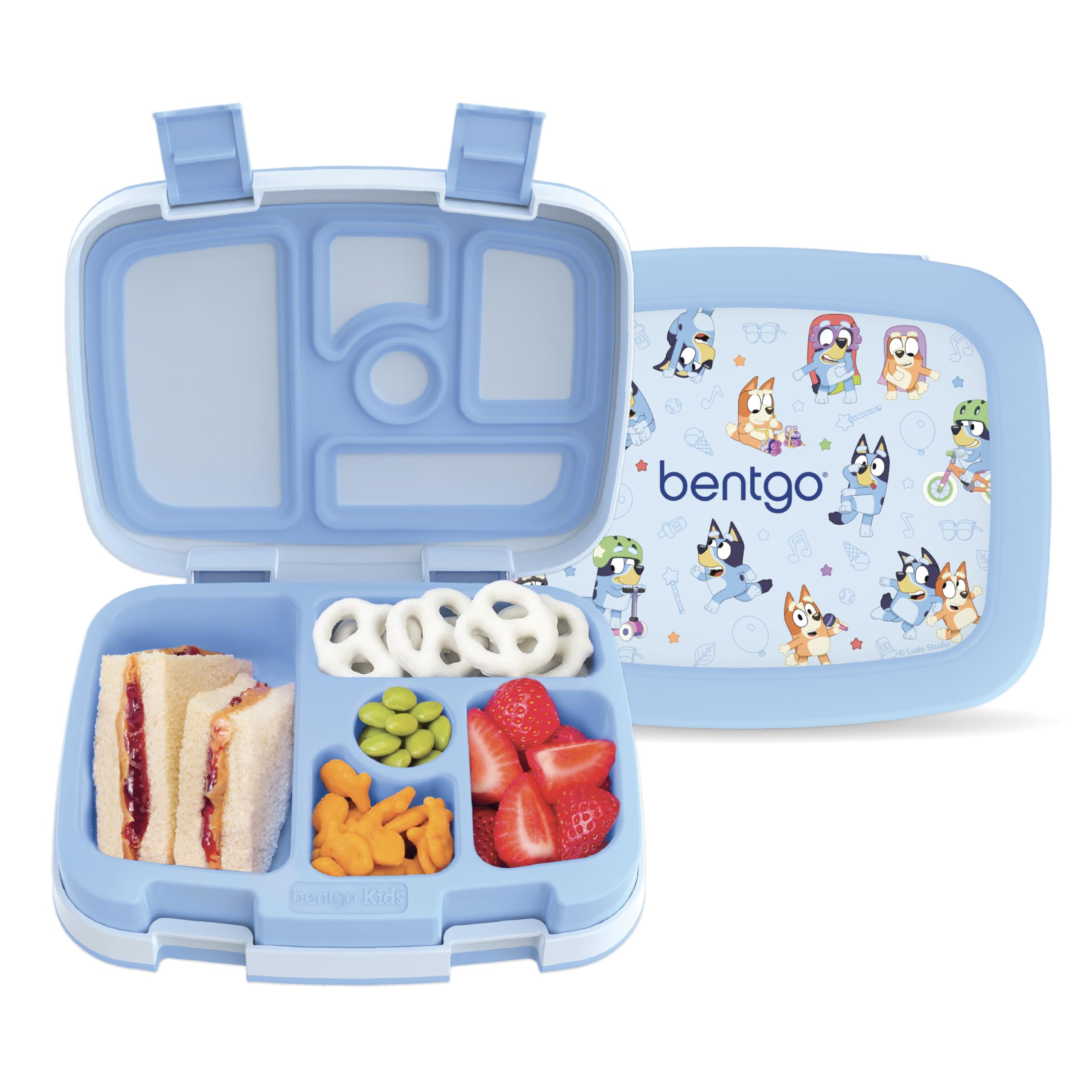 Bentgo + BLUEY Kids Leak-Proof, 5-Compartment Bento-Style Kids Lunch Box