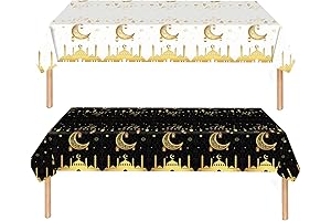 Ramadan Mubarak Tablecloths for Eid Al-Adha Decorations