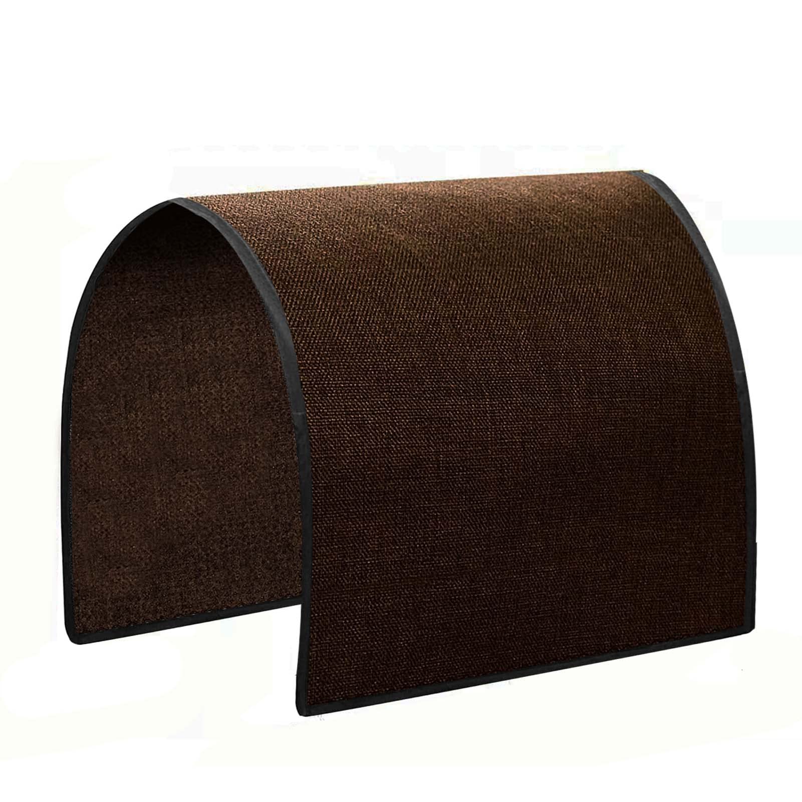 Ntomtuex Line Sofa Armrest Cover 2 Piece for Chiar Arm Cover Protector with Slip Cover Armchair Slipcovers for Pets, Dogs, Cats, Chocolate