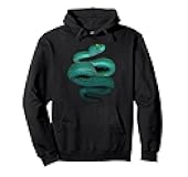 Green Pit Viper | Davidsfeed | Snake, reptile, animal, pet Pullover Hoodie