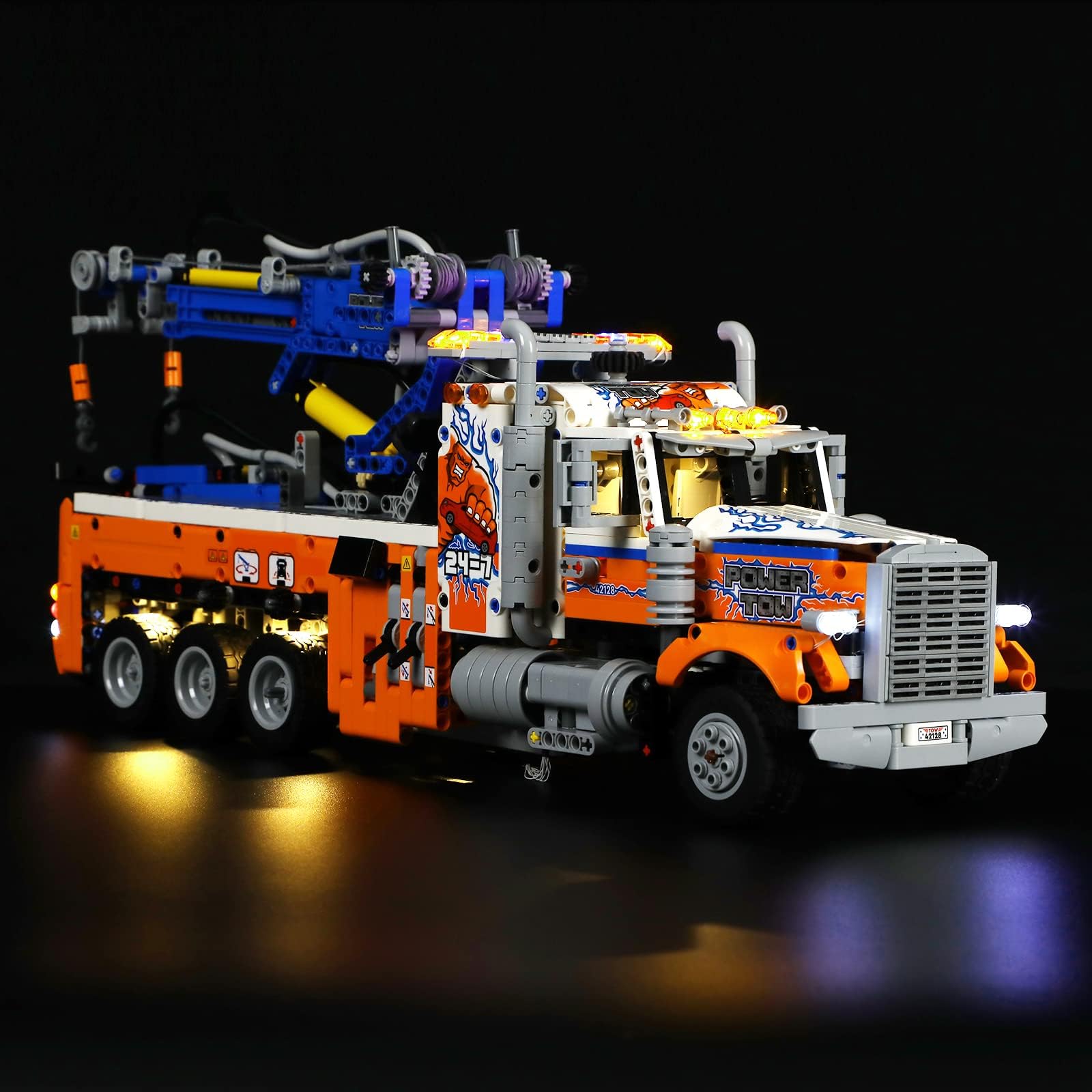Lightailing Light Set Compatible With Lego 42128 Technic The Heavy Tow Truck Model In Building Blocks - Not Included On Model