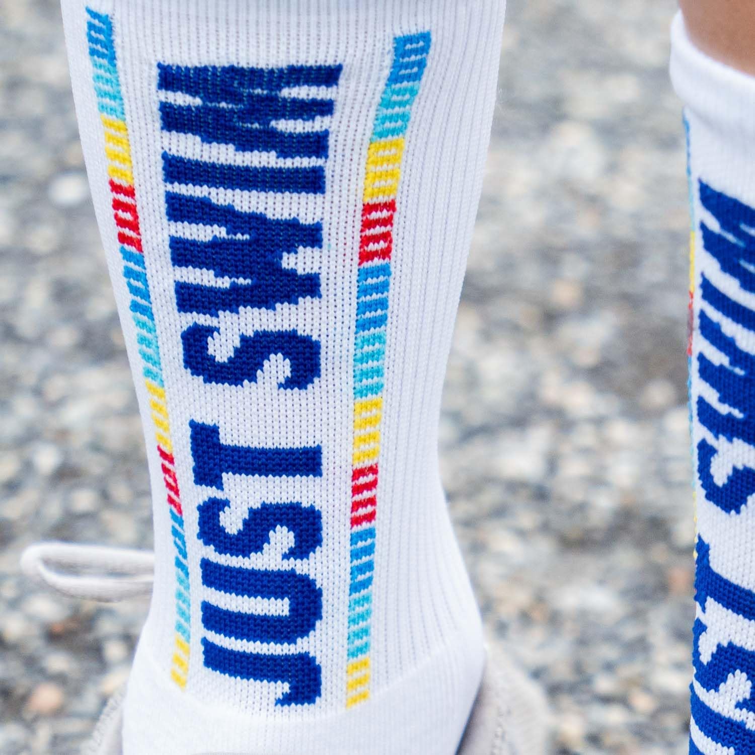 ChalkTalkSPORTS Swimming Athletic Mid-Calf Socks | Youth and Adult Sizes - Image 5