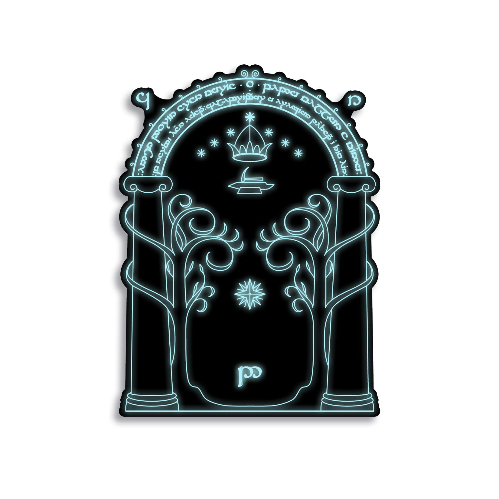 Bargain Max Decals LOTR Dwarf Doors Sticker Notebook Car Laptop 5.5"x5" (Color)