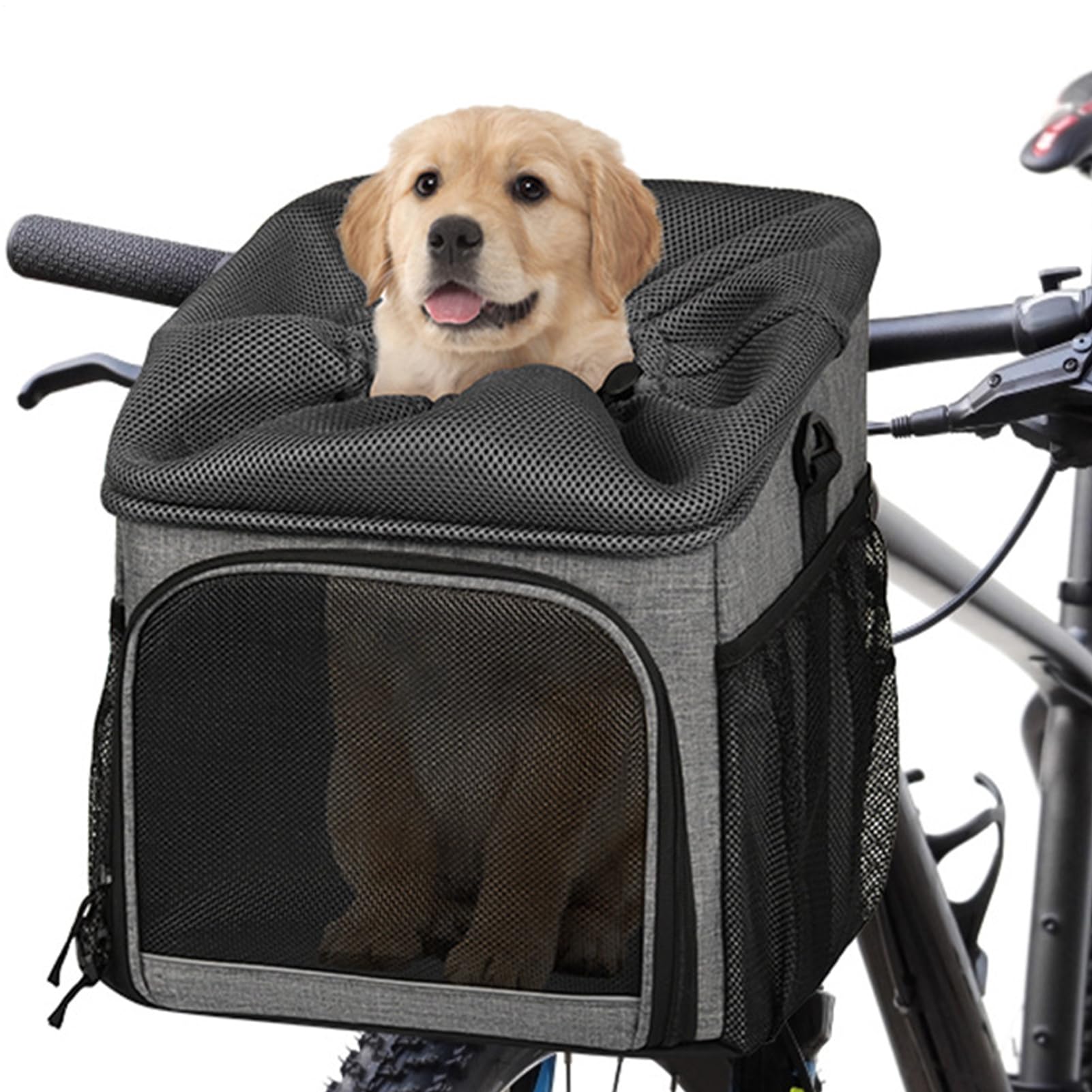 Transportín Para Perros En Bicicleta Transportín Canino Transpirable Para | Accesorio Ligero Para Paseos Montaña Acampada Aventuras Playa