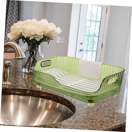 Miniatura 7 de Escurridor de cubiertos, escurridor de platos de cocina, escurridor de platos para fregadero, escurridor de platos, organizador de platos de cocina,