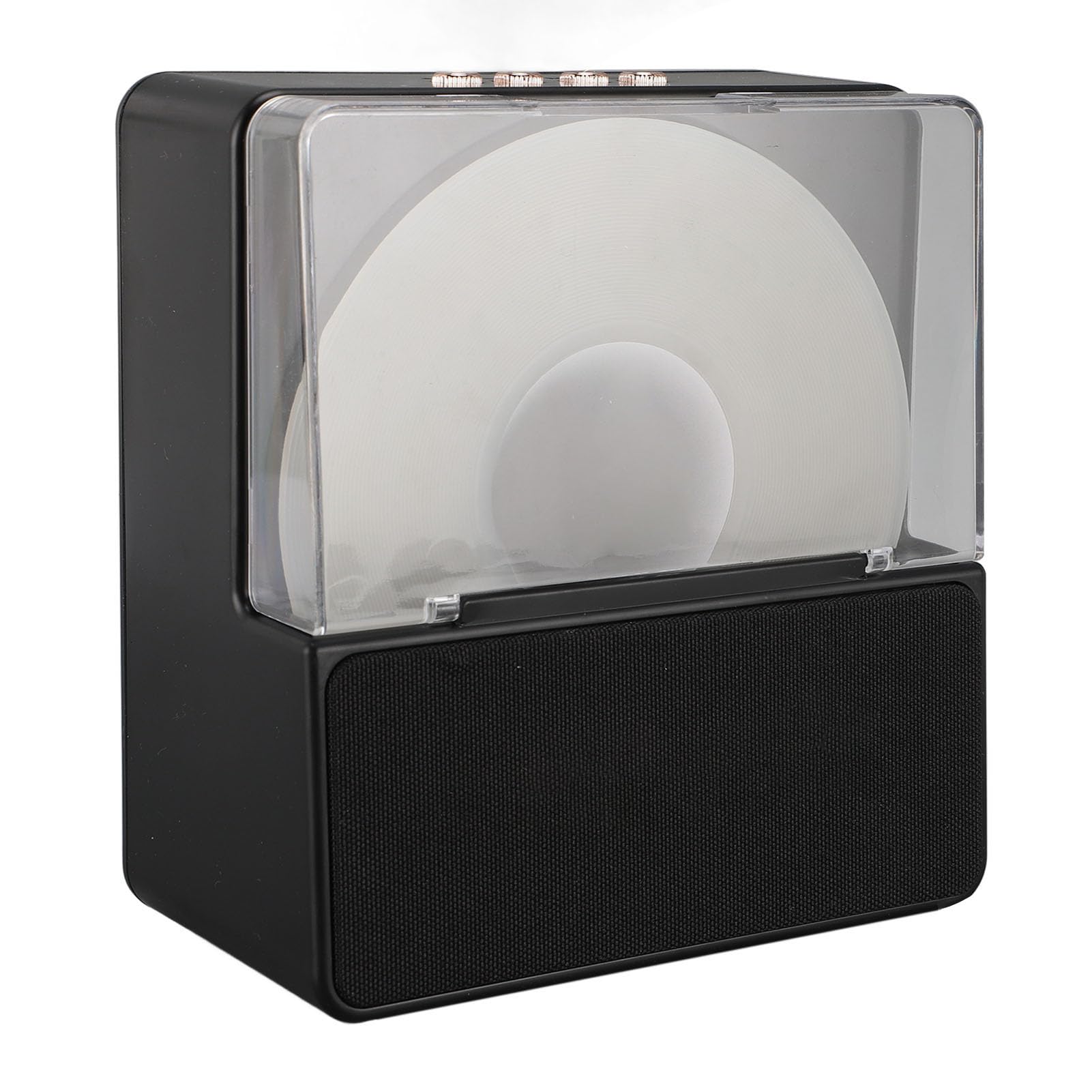 Cuifati Cassa Bluetooth Retro 2 in 1 con Lampada Notturna (BLACK)