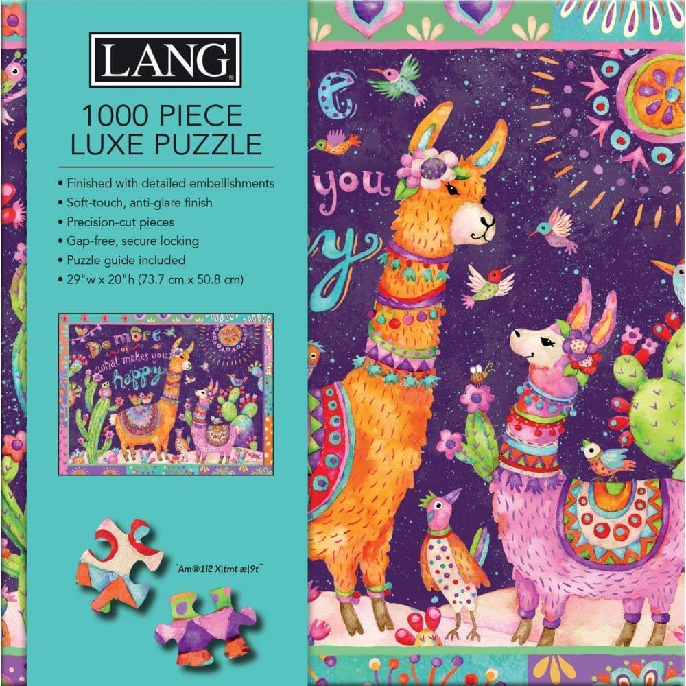 Lang, Be Happy 1000 Piece Luxe Puzzle