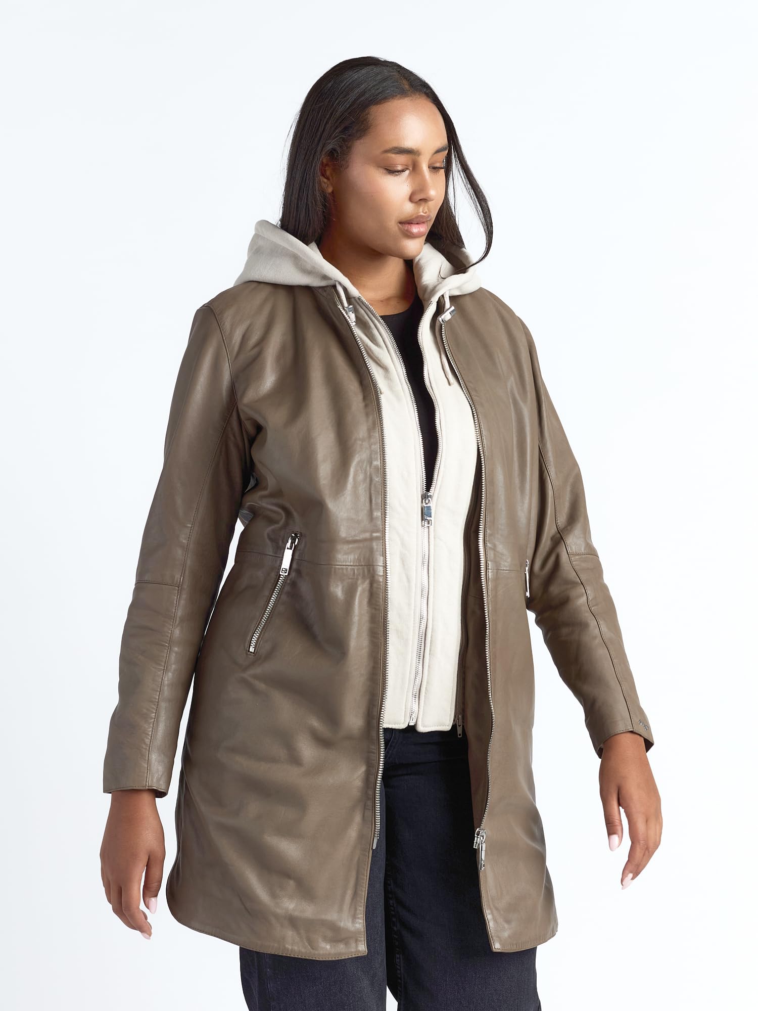 MAZE Damen Ledermantel 42021316