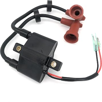65W-85570-01-00 Ignition Coil for Yamaha 6-40 HP 2/4 Stroke | Fits Yamaha 6 8 9.9 15 20 25 30 40 HP Outboard Engines, Replaces 65W-85570-00 680-85570-09 689-85570-21