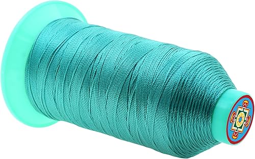 Miniatura 539 de Mandala Crafts Hilos de coser resistentes de nailon consolidado, hilo para tejer jeans de cuero, hilos de tapicería marina al aire libre, Beige