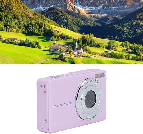 Miniatura 6 de Cámara digital, FHD 1080P 44MP cámara de enfoque automático para vlogging con pantalla IPS HD de 2.5 pulgadas, zoom digital 16X, cámara compacta de