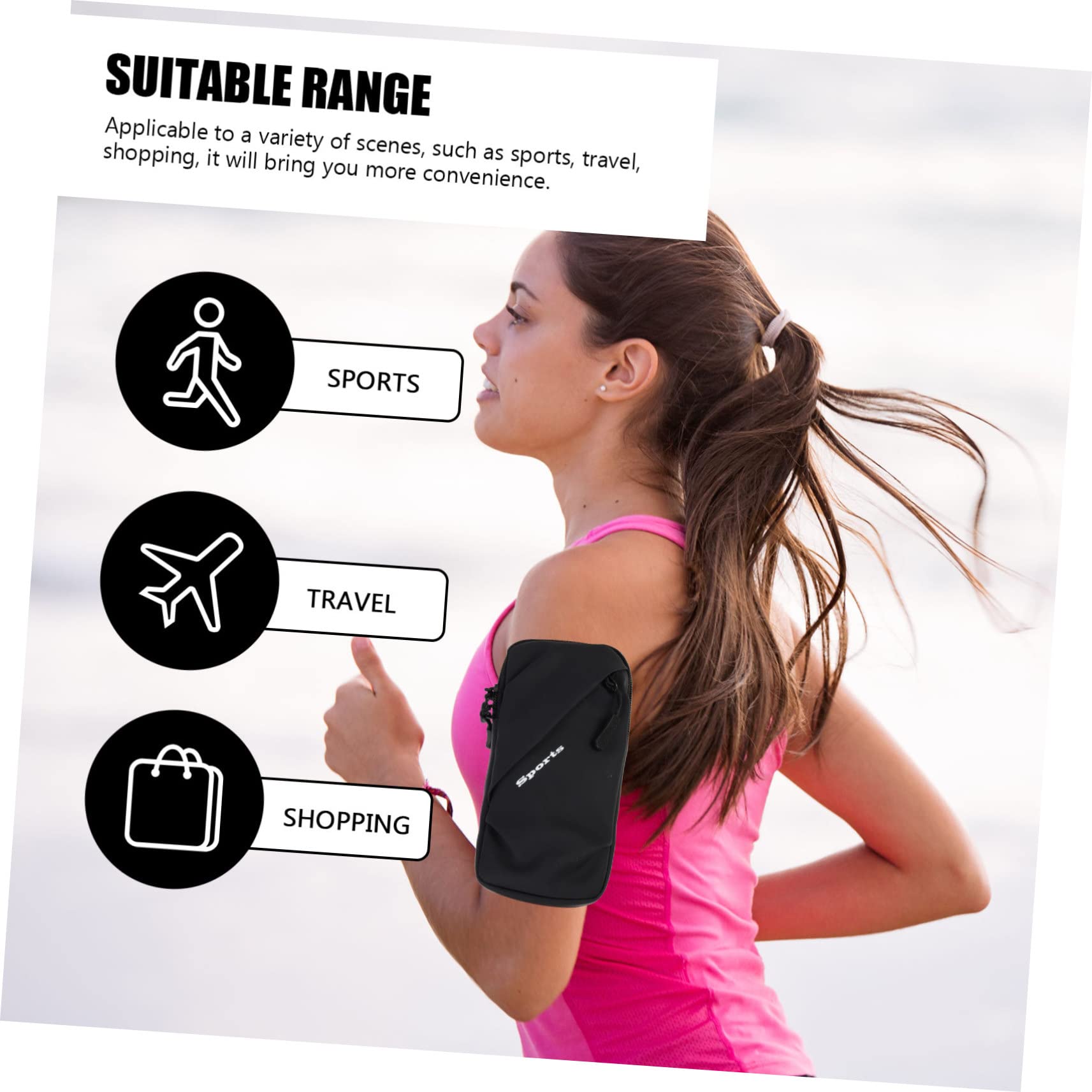 Uonlytech 3pezzi Bracciale Per Smartphone Braccio e Fitness Per Jogging e Allenamento All
