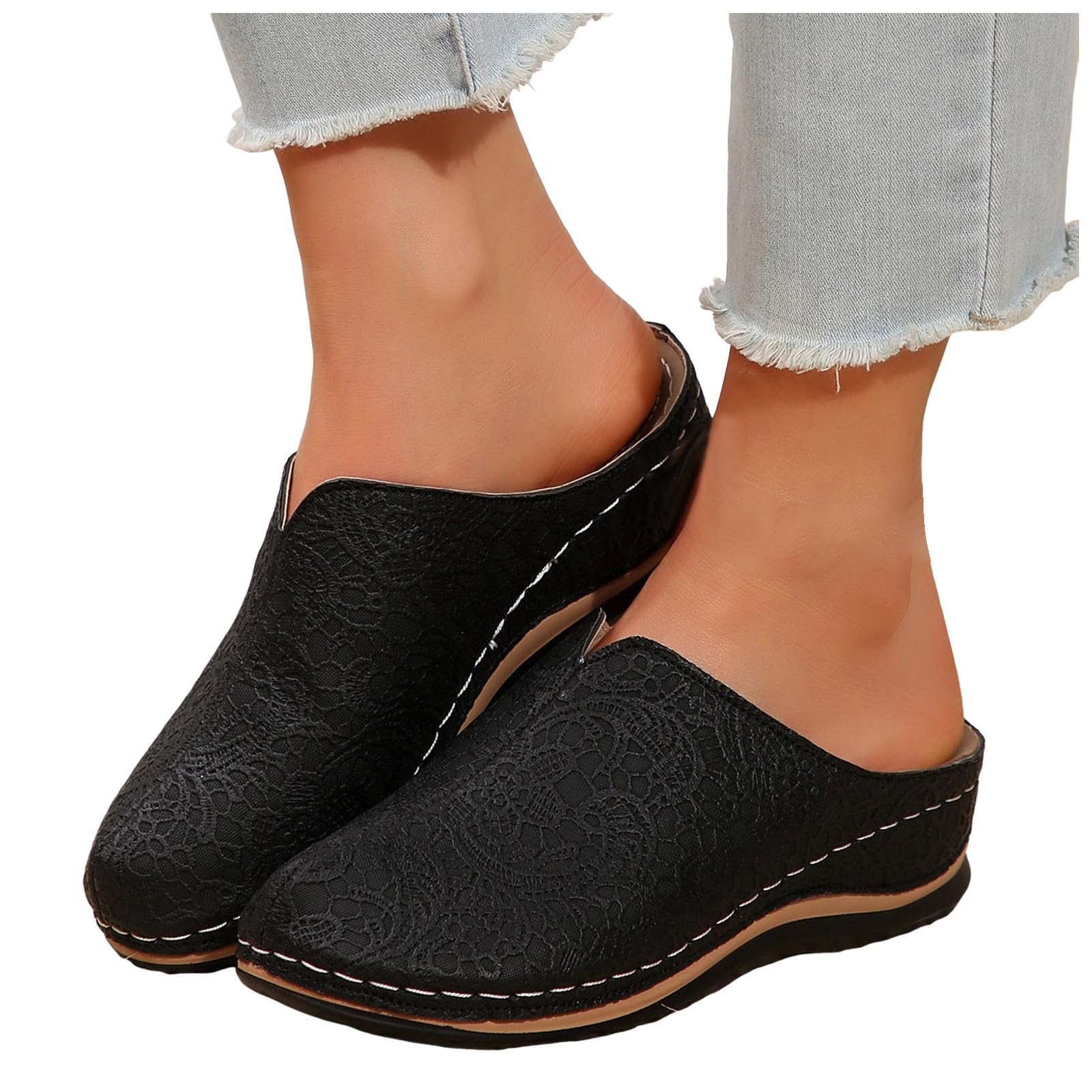Męskie japonki damskie buty outdoorowe na platformie i zamkniętym palcu, modne sandały plażowe na co dzień i na co dzień okrągłe otwarte palce japonki damskie lato plaża lekka oddychająca modna