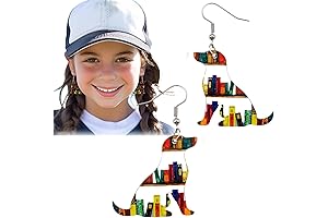 Meaningful Bookcase Dog Earrings For The Bookworm