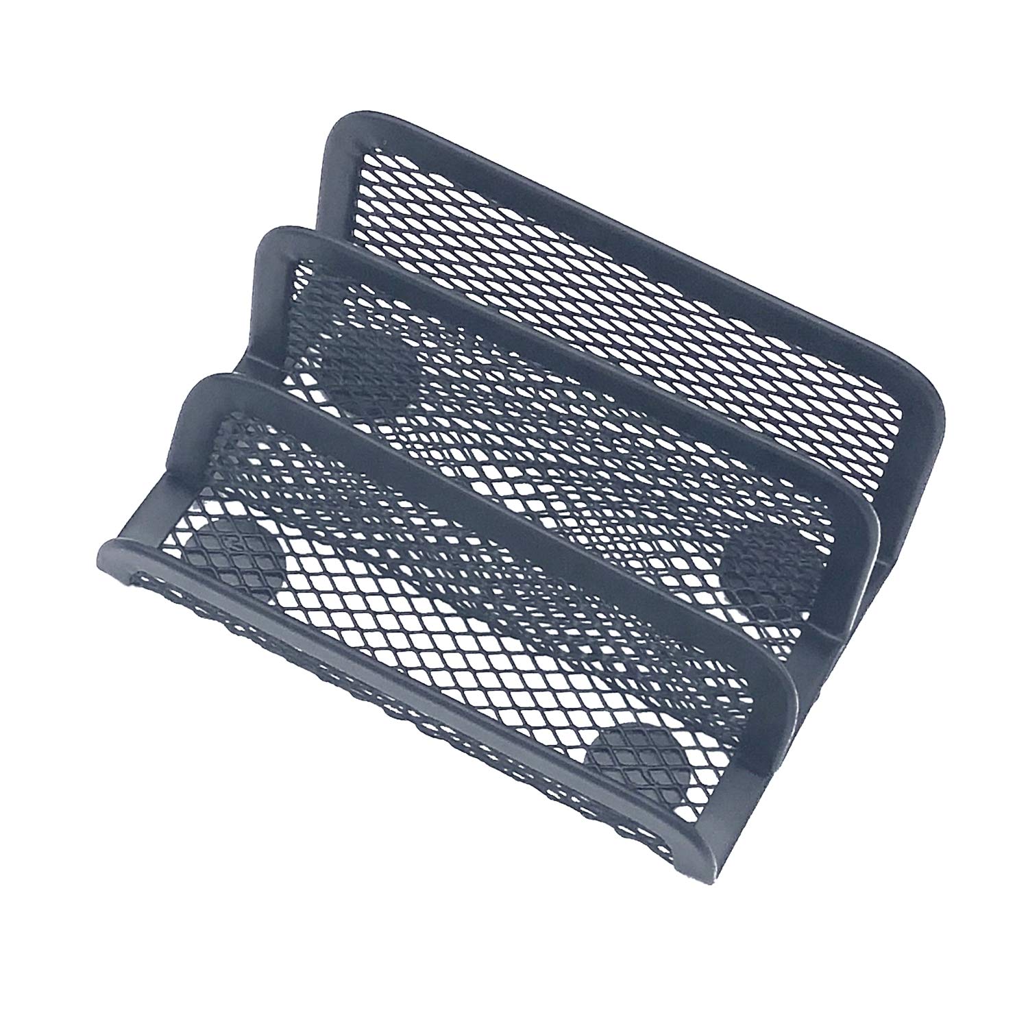 Office Supplies Office Metal Mesh Collection 3Tier Black Desktop