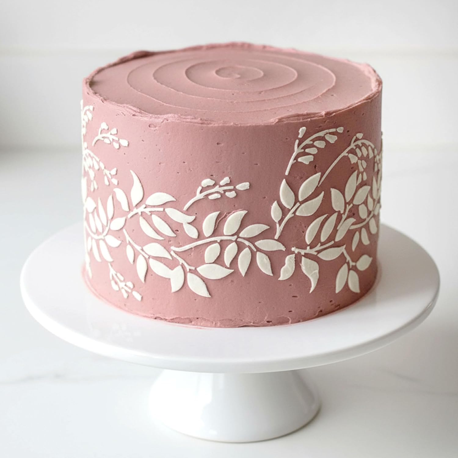 Lacupella Long Border Cake Stencil, 4" x 12.75" (CARNA)