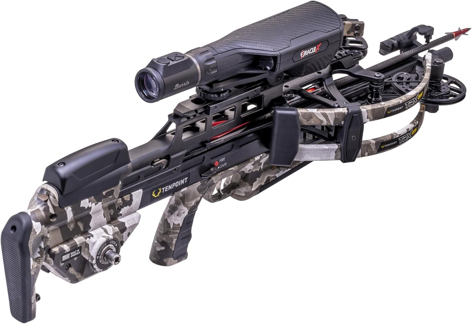 TenPoint TRX 515 Oracle, Vektra - 515 FPS - Fastest, Most Accurate, Most Advanced Crossbow in The World - includes Burris Oracle X Rangefinding Scope, ACUslide MAXX & 3 CenterPunch HPX Carbon Arrows