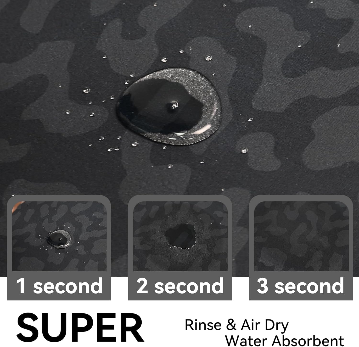 Black Leopard Print Bath Mats for Bathroom Set of 3, Modern Shower Mat with Non-Slip Bottom, Absorbent Quick-Dry Cheetah Print Restroom Decor for Toilet, Washable Bathroom Rug Set