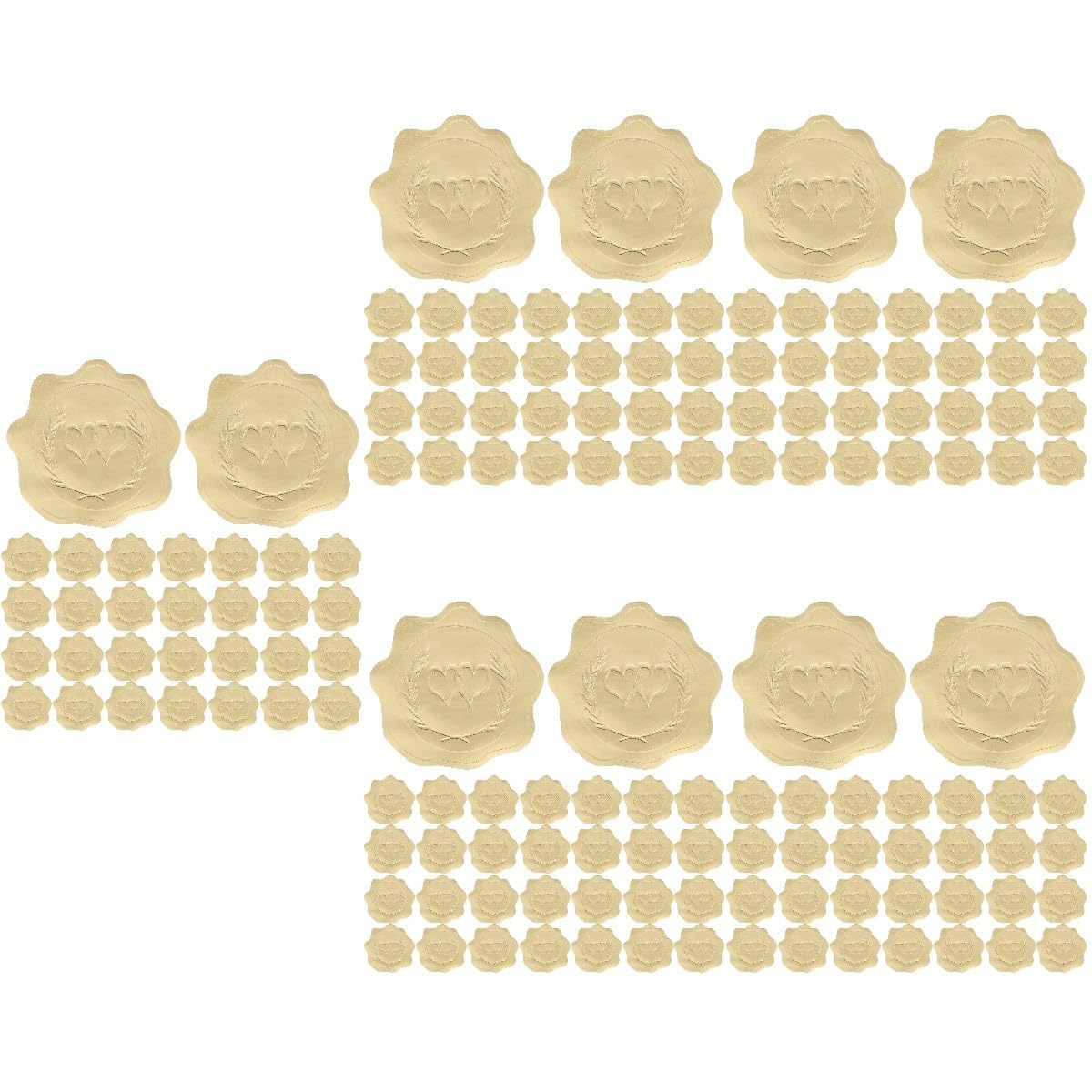 STOBOK 25fogli Etichette Adesive Decorative Per Inviti Di Matrimonio Di Adesivi Design Elegante Multi-funzione e Facile Da Applicare