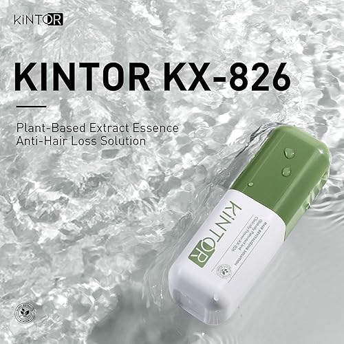 Miniatura 7 de Kintor Sueros de densidad capilar KX-826 al 0.5%, bloqueador de DHT, reparación del cabello, más grueso, fortalecedor, cabello más sano y de aspecto