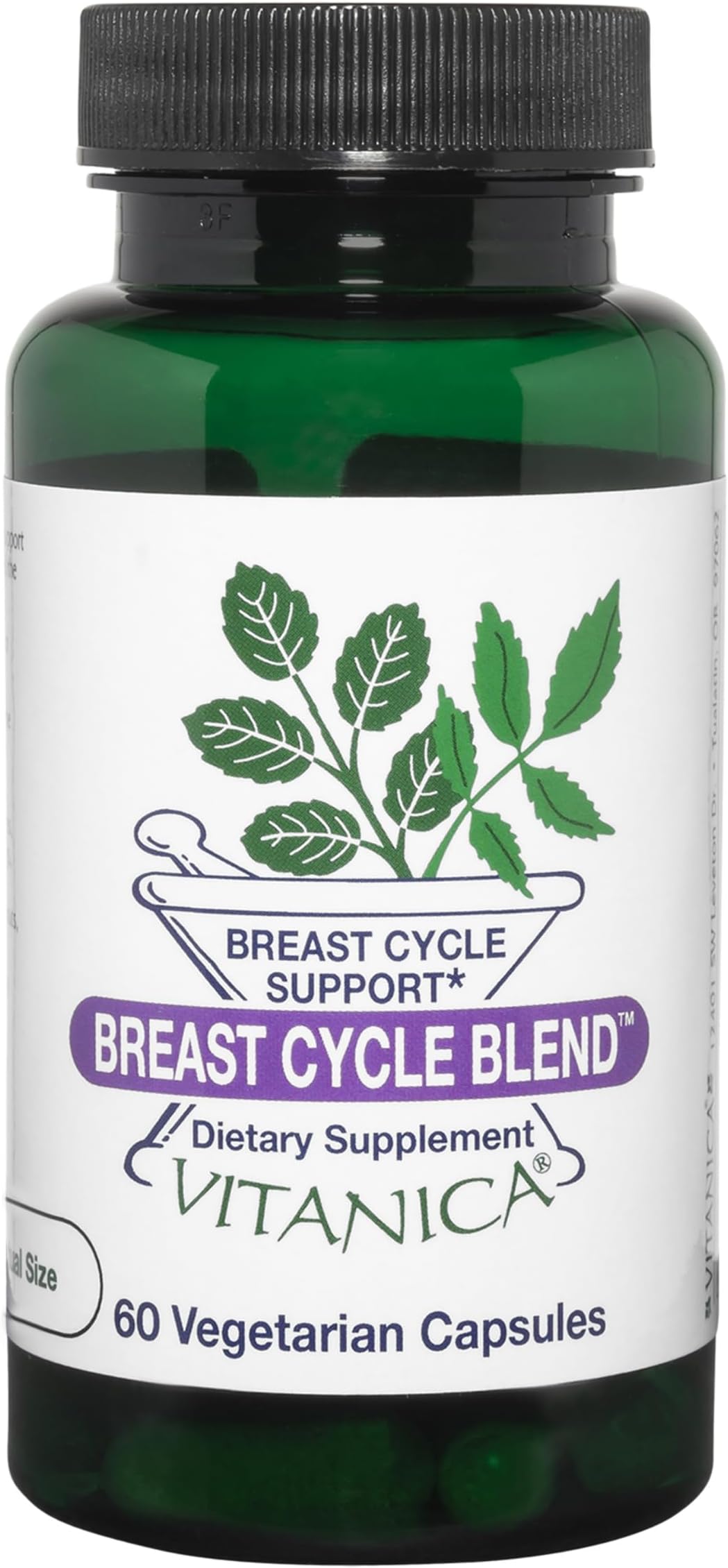 Breast Cycle Blend - Breast Support Supplement - Female Hormone Supplement - Hormonal Support for Women - Vegan - Professional Line - 60 Capsules