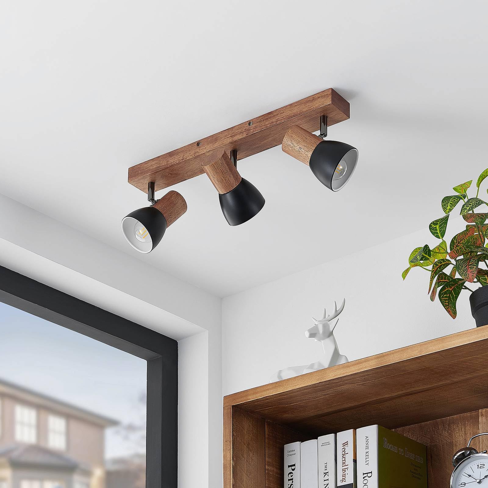 Lindby Faretto dimmerabile (Moderno) colore Ocra, in Metallo ad es. Soggiorno & Sala da pranzo Lampada incasso plafoniera applique