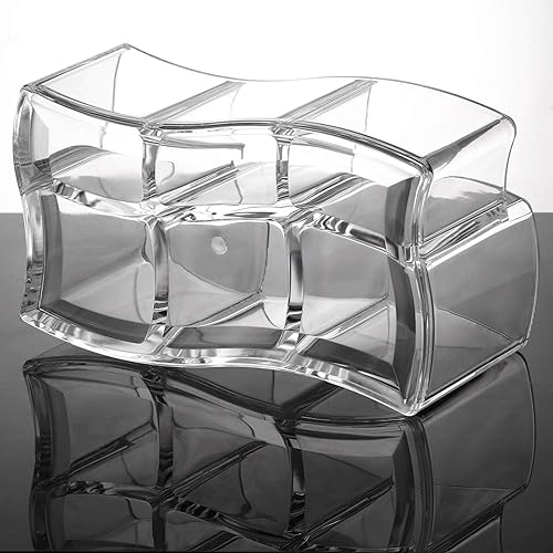 Miniatura 7 de Tbestmax Organizador acrílico del sostenedor de los pinceles del maquillaje de 6 ranuras, almacenamiento de cosméticos del envase de la pluma de la