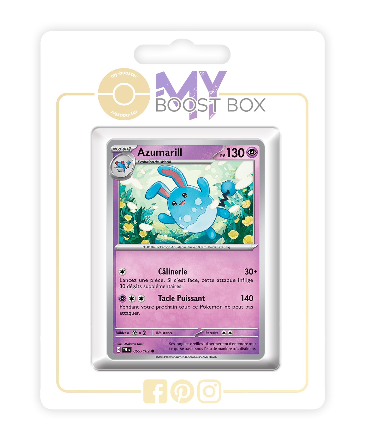 my booster Pokémon Company SV035 FR MB 127, Mehrfarbig