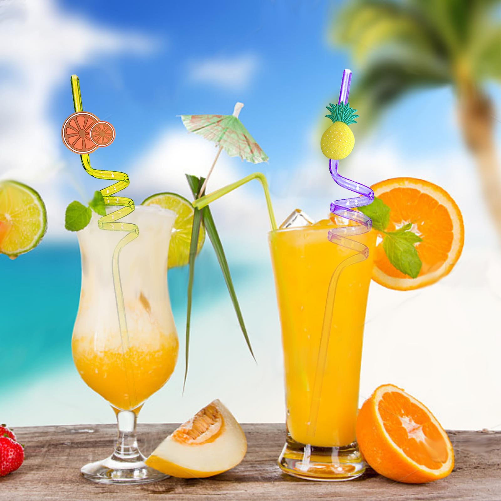 Lot De 8 Pailles Enfants Reutilisables, Straws Spirale, Pailles Réutilisables En Plastique, Pailles En Mario Pour Les Enfants, Pour Fête D'anniversaire D'enfants, Décoration De Table Fête