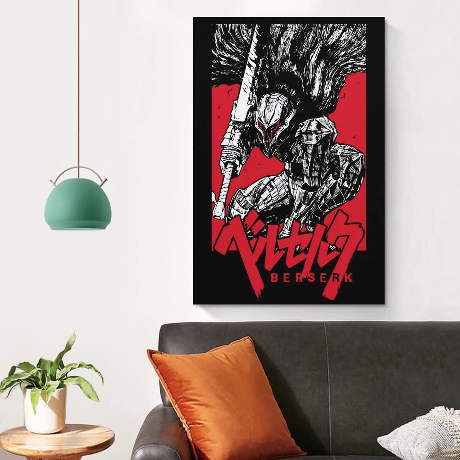 Poster Berserk Su Tela - Stampa Moderna 20x30cm Per Camera