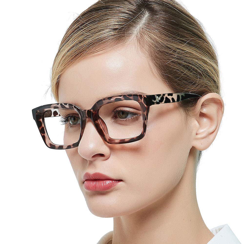 OCCI CHIARI Oversized Reading Glasses +2.5 Womens Thick Frame Readers Fashion Womens Glasses for Reading Spring Hinge (Brown Tortoiseshell - Image 3