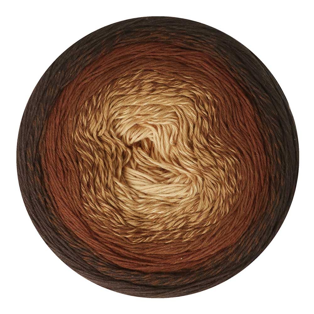 Scheepjes Cotton Whirl 1x1000m - 740 Hechizo de Azúcar Morena