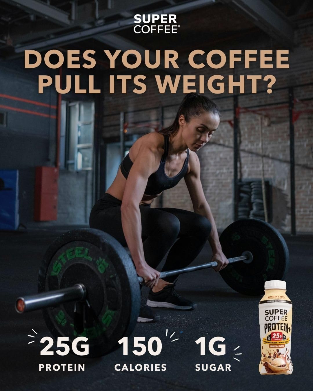 Super Coffee Protein Caffe Latte Protein Coffee 25g Protein 12oz 12Pk product thumbnail 9