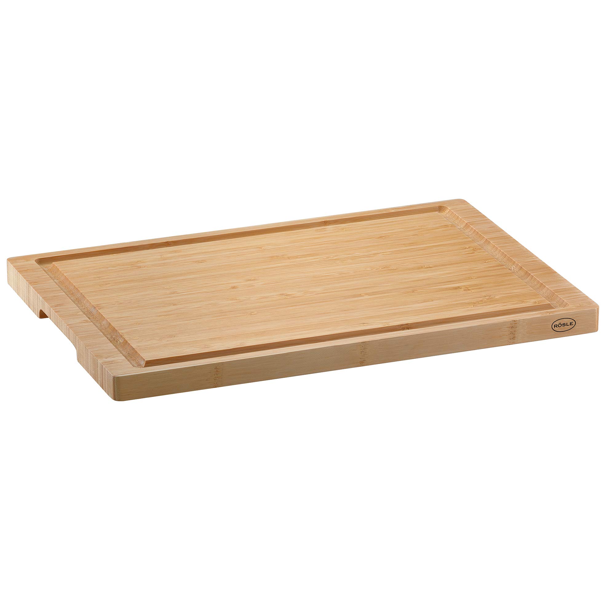 Planche à découper de cuisine RÖSLE en bois de bambou solide comme planche de service