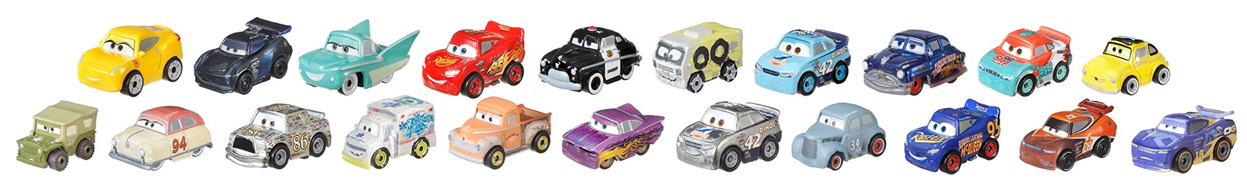 disney cars mini racers 21 pack
