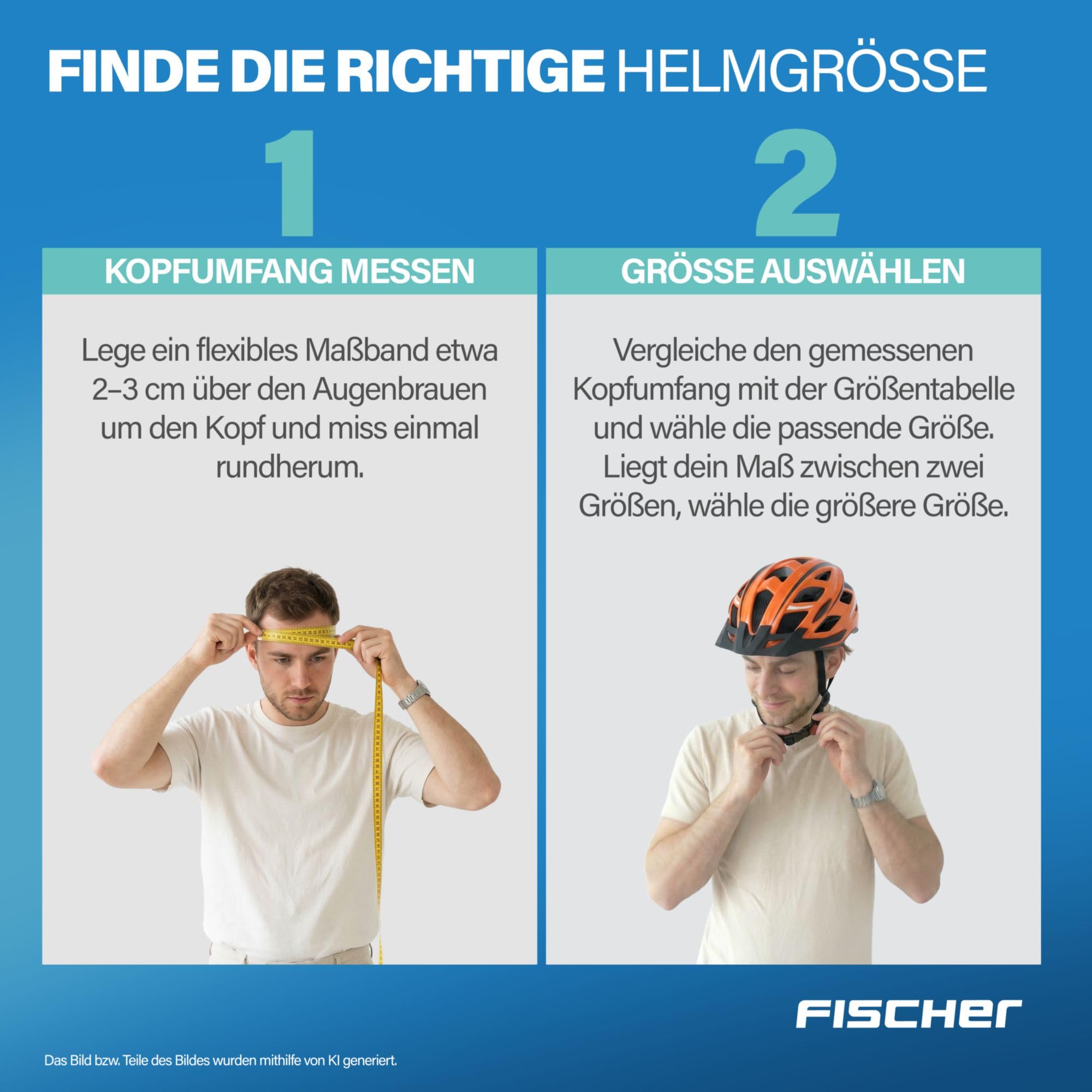 FISCHER Kask rowerowy dla dorosłych, kask rowerowy miejski, rozmiar S/M, 52-59 cm, pomarańczowy, z podświetlanym systemem pierścienia wewnętrznego
