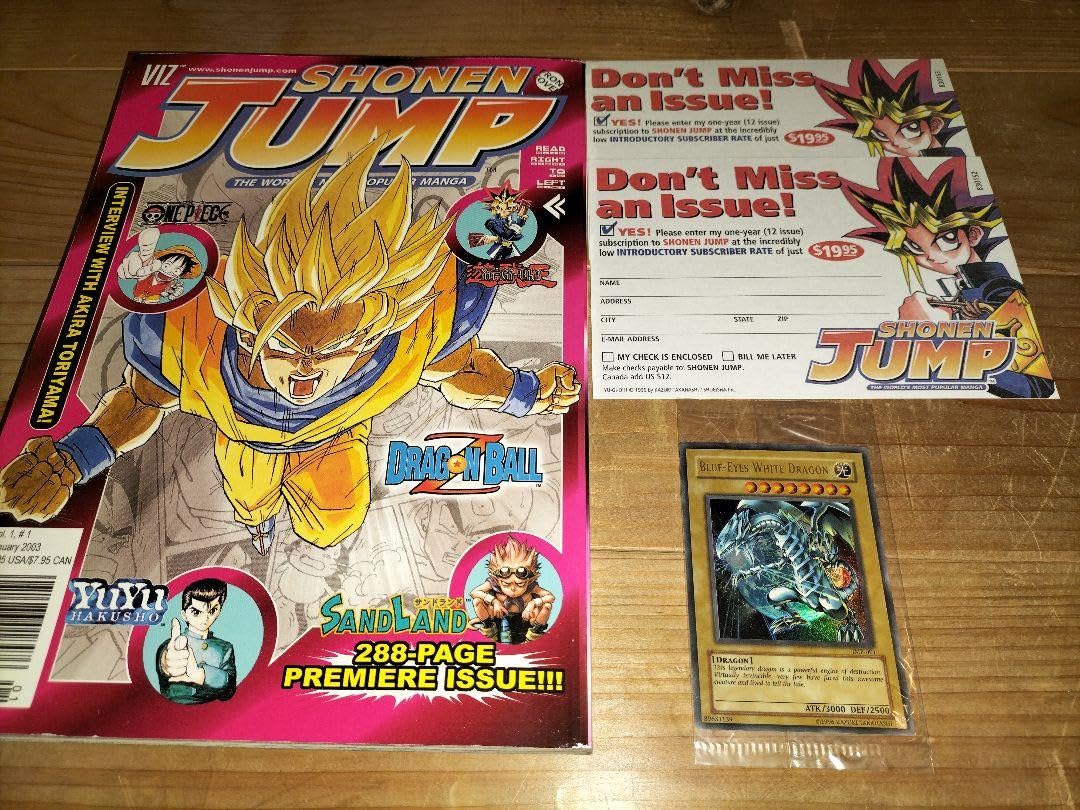 Amazon.co.jp: US版 少年ジャンプ 2003 創刊号 遊 戯 王カード : おもちゃ