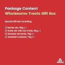 Omay Foods 4 Pcs Wholesome Treats Diwali Gift Hamper I Dry Fruit Gift Box for Corporates & Clients I Diwali Gifts for Friends & Family I Roasted Cashews, Almonds, Berries & Nutty Mix I Premium Diwali Hamper gallery image