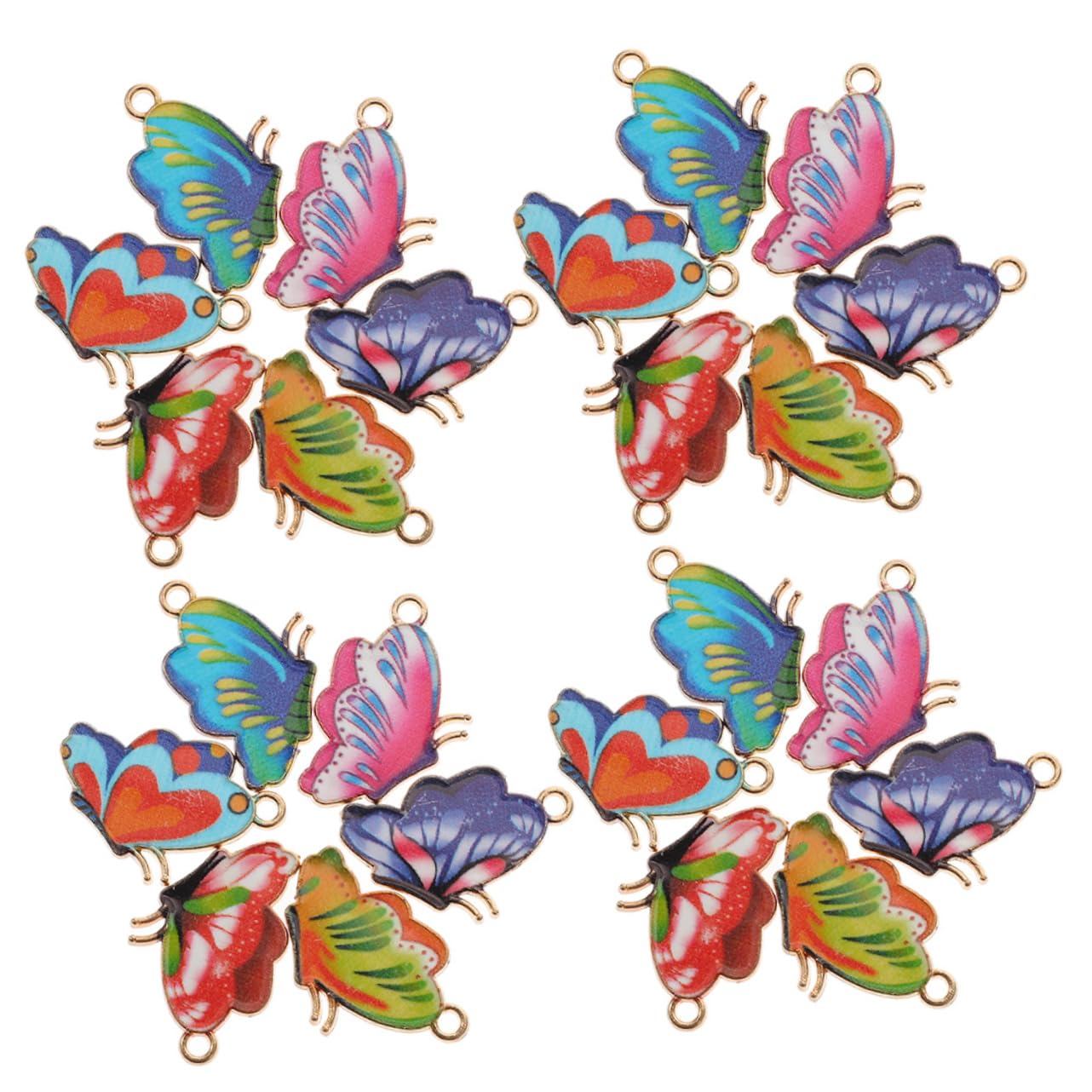 Tofficu Ciondolo Farfalla Ciondoli A Farfalla Colorati Bracciali Colorati Ciondoli Ciondoli Accessorio Per Gioielli Farfalla Ciondoli Per La Realizzazione Di Collane Lega
