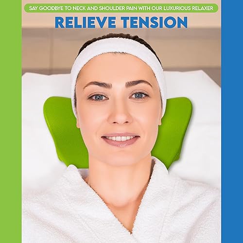 Miniatura 5 de Almohada cervical para aliviar el dolor de cuello, nube de cuello, corrector de joroba cervical, dispositivo de tracción cervical, rueda de