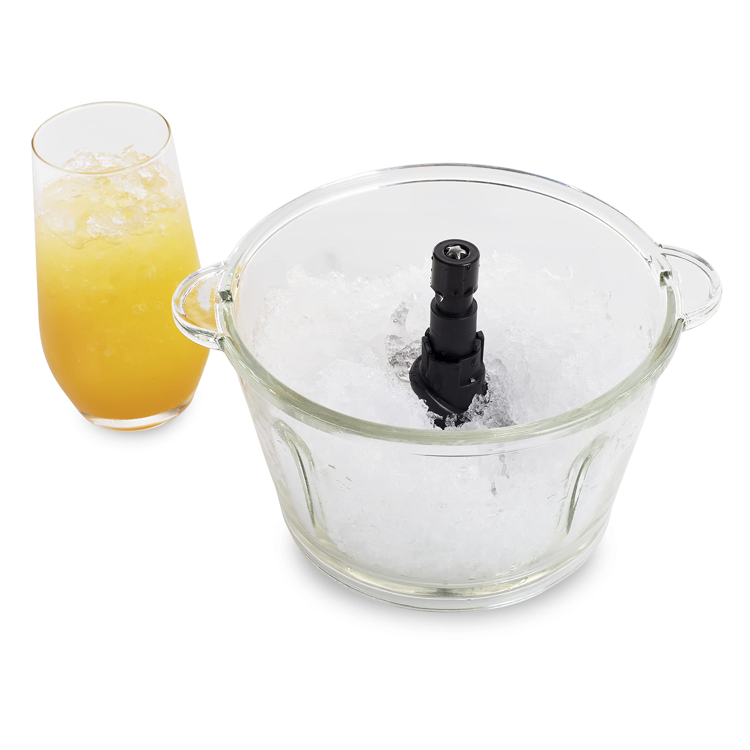 Princess 221052 Picadora eléctrica de alimentos Duo XL, 4 Cuchillas de Acero Inoxidable, Bol de Vidrio con indicador de nivel de 1.5 L, picadora de cocina para carne, verdura, fruta y hielo, 300 W