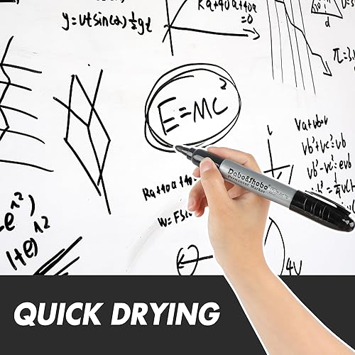 Miniatura 5 de Dabo&Shobo Marcadores permanentes tamaño jumbo, 40 unidades, punta de bala, juego de marcadores permanentes negros grandes