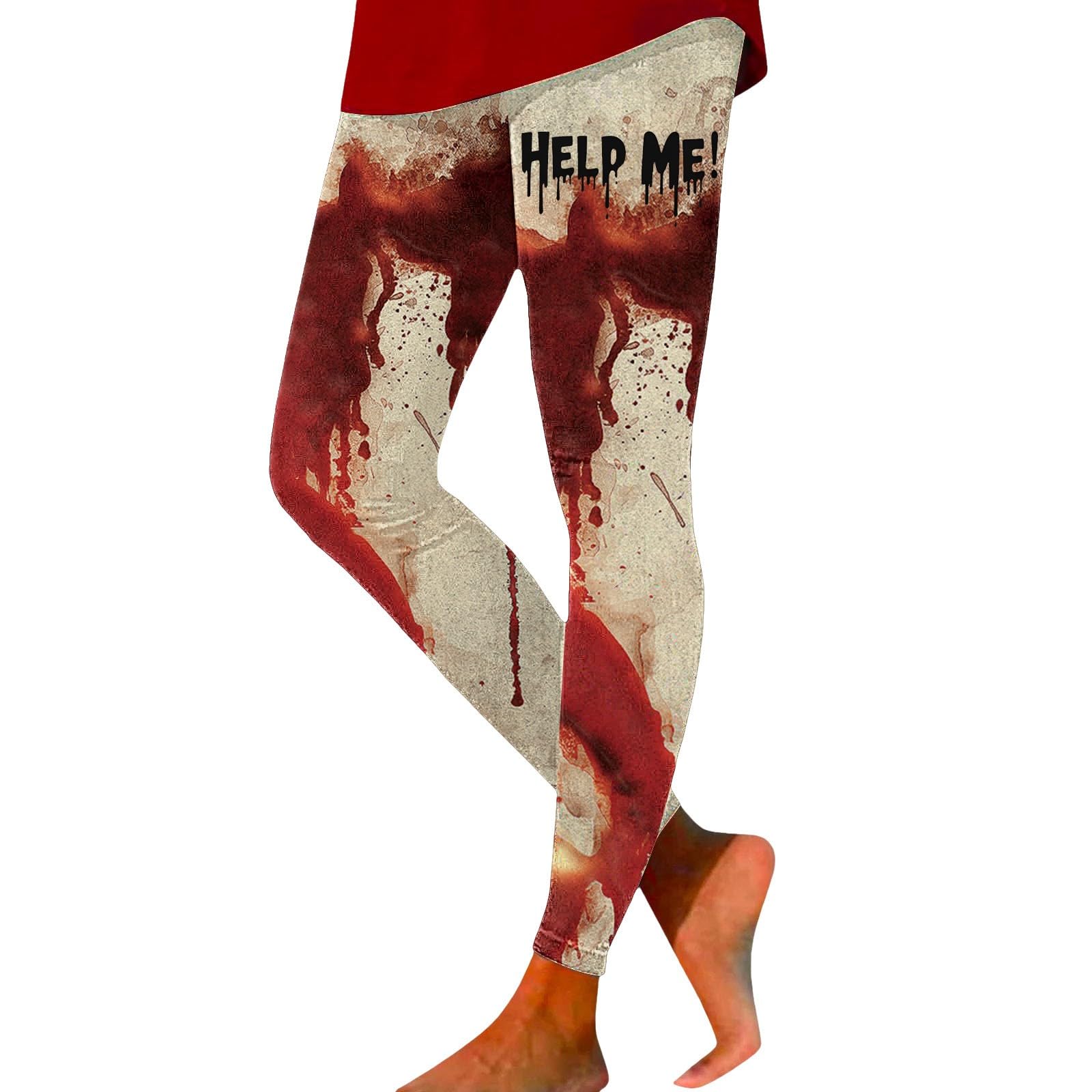 Legging Halloween Femme – Imprimé Chat Noir Et Citrouille – Taille Haute, Contrôle Ventre – Pour Yoga, Sport, Quotidien