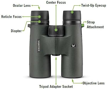 Vortex Triumph HD 10x28 Binoculars | HD Optics, Tripod Adaptable, Waterproof, Fogproof, Shockproof, Included Carry Case - Unlimited, Unconditional