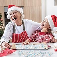 Vista 5 de Whaline 300 bolsas de celofán de Navidad con copos de nieve blancos y azules, bolsas autoadhesivas transparentes de copo de nieve para dulces