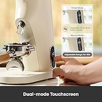 Vista 2 de Gemilai Electric Conical Burr Coffee Grinder, Coffee Bean Grinder with Smart 60S Timer, 60 Precise Adjustable Grind Settings for Espresso, 2-12 Cup