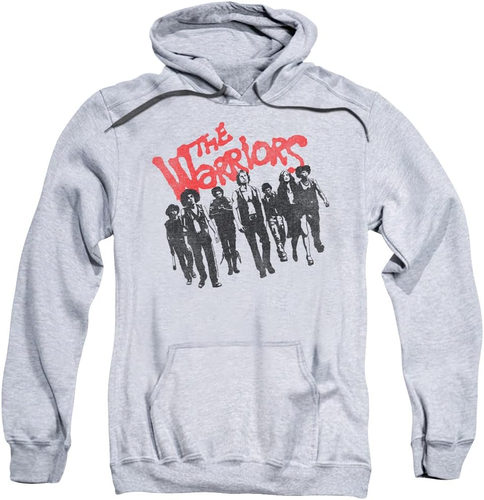 The Warriors NYC Gang Thriller Action Movie The Gang Adult Pull-Over Hoodie Gray