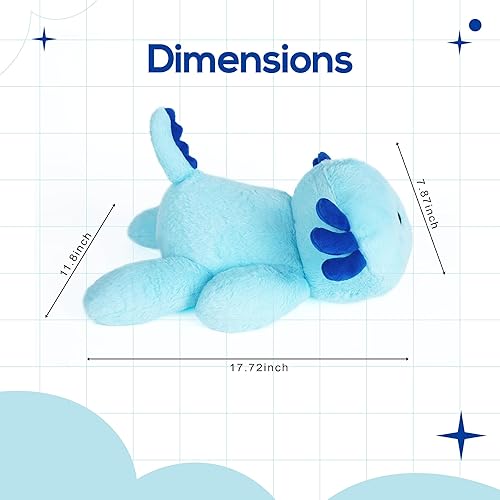 Miniatura 3 de Peluche de ajolote con peso con suave aroma a lavanda, lindo y tierno juguete para niños, bolsa extraíble y apta para microondas para un apoyo